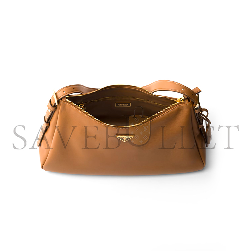 Pra*a aimÉe large leather shoulder bag 1bc228 (39*23*12cm)